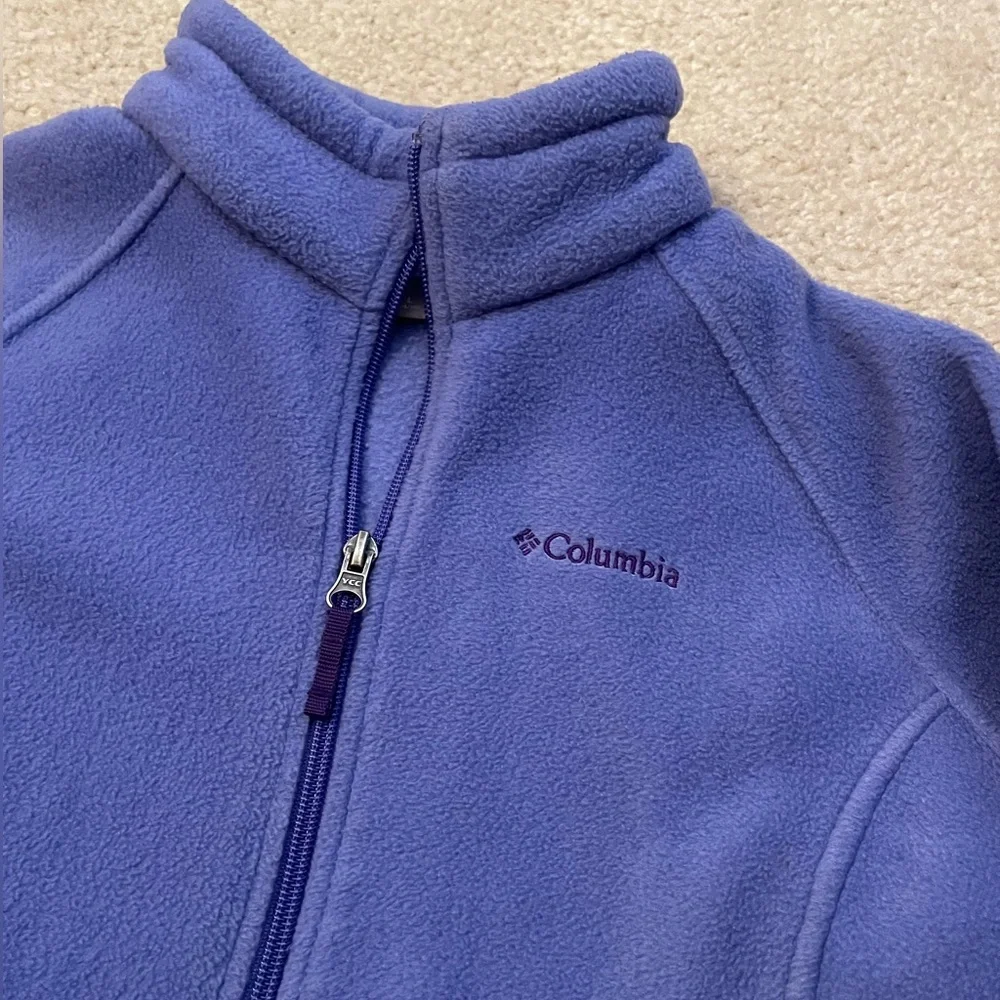Columbia Purple Fleece Jacket - Picture 3 of 5